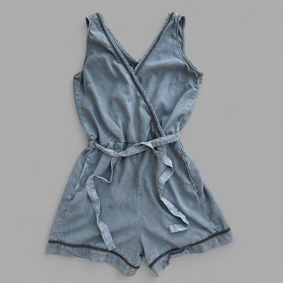 cloth & stone Pants - cloth & stone Washed green Sleeveless Romper